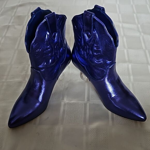 Katy Perry's The Annie-O Bootie Western Purple Size 7.5M - Picture 13 of 16